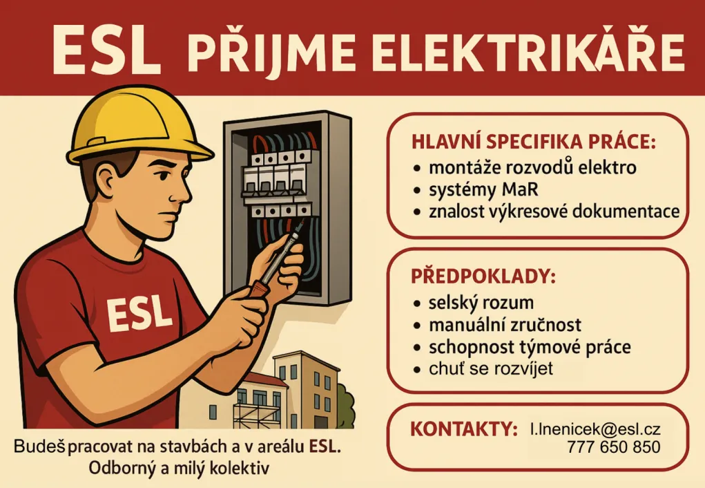 Elektrikář systémů MaR (Měření a regulace)