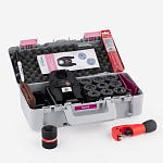 Sada lisovacích kroužků MaxiPro s čelistí v kufru