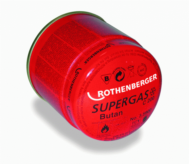 Plynové kartuše C200 SUPERGAS - 190 ml